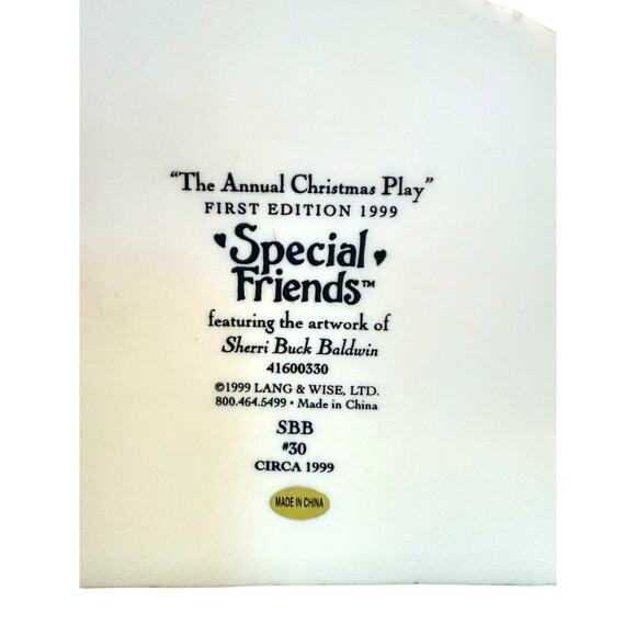 Vtg 1999 The Annual Christmas Play Nativity Special Friends Lang & Wise READ - Picture 15 of 16